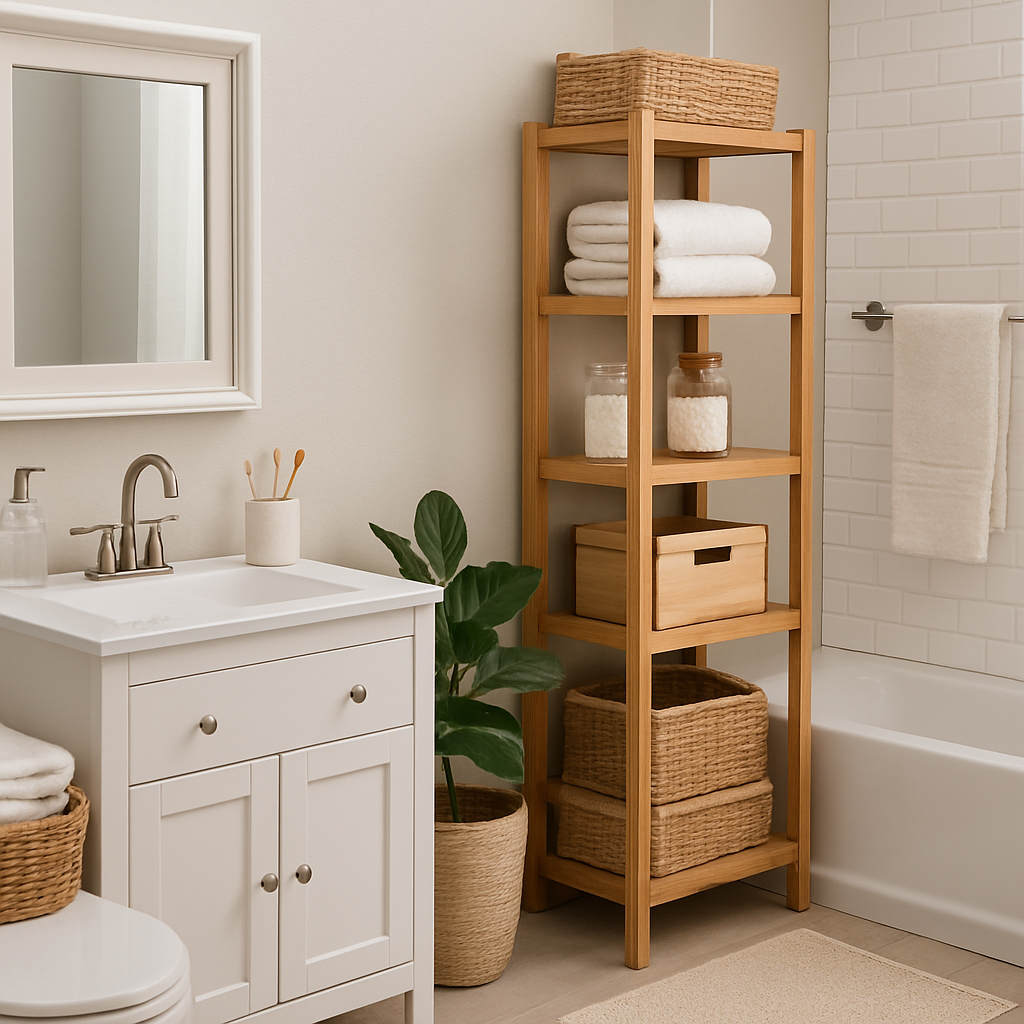 Transform Your Bathroom: Declutter & Organize with Smart Storage for a Tidy Oasis