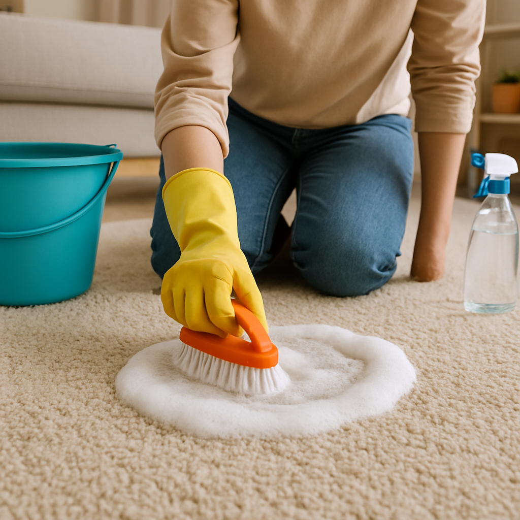 How to Deep Clean Your Carpets at Home Without a Machine