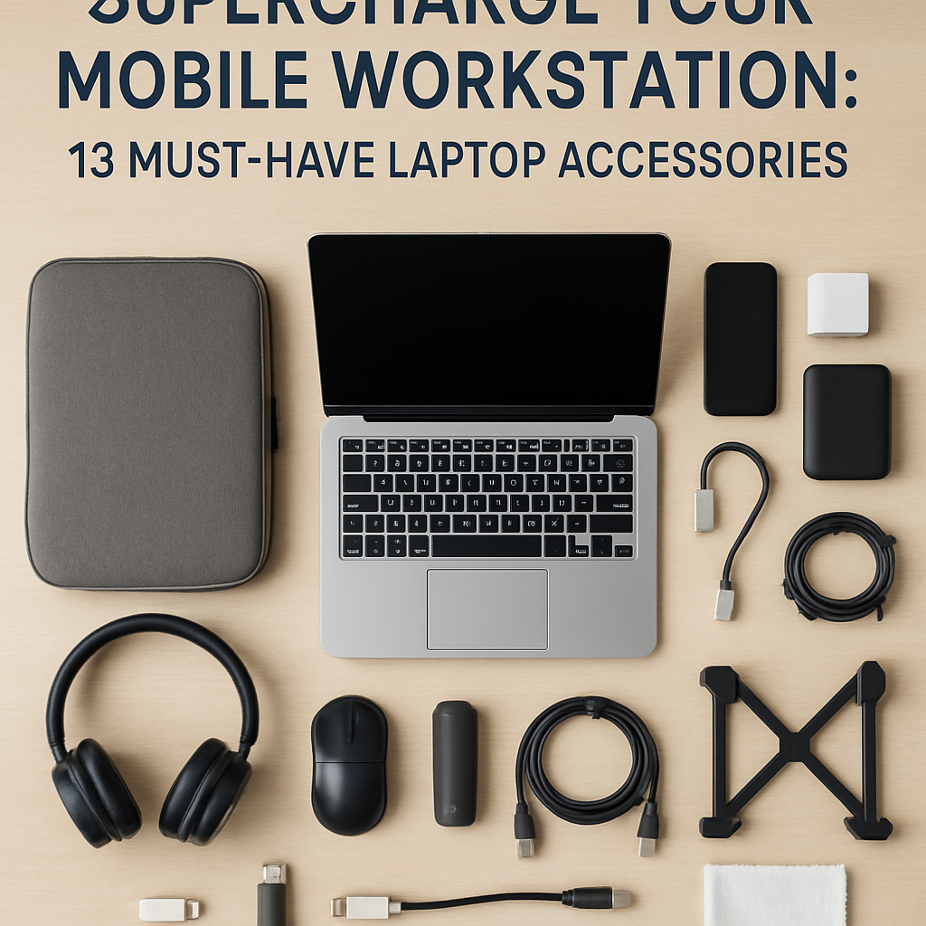 Supercharge Your Mobile Workstation: 13 Must-Have Laptop Accessories