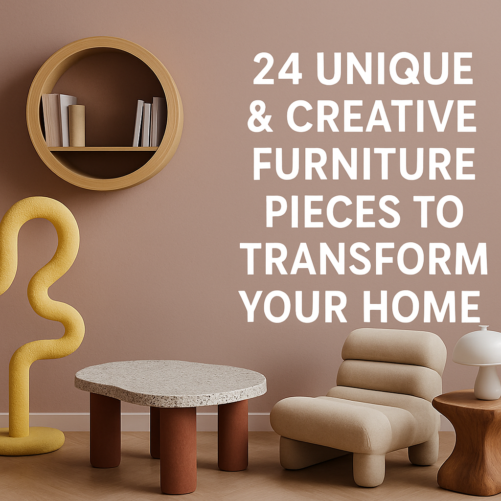 24 Unique & Creative Furniture Pieces to Transform Your Home