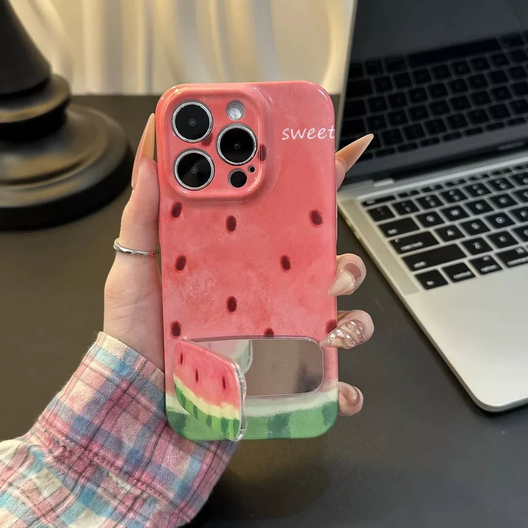 Watermelon iPhone Case with Mirror: The Perfect Fun & Functional Gift