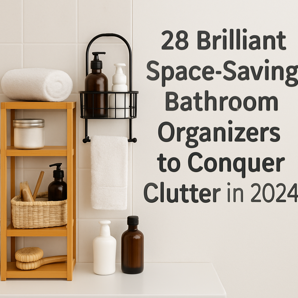 28 Brilliant Space-Saving Bathroom Organizers to Conquer Clutter in 2024