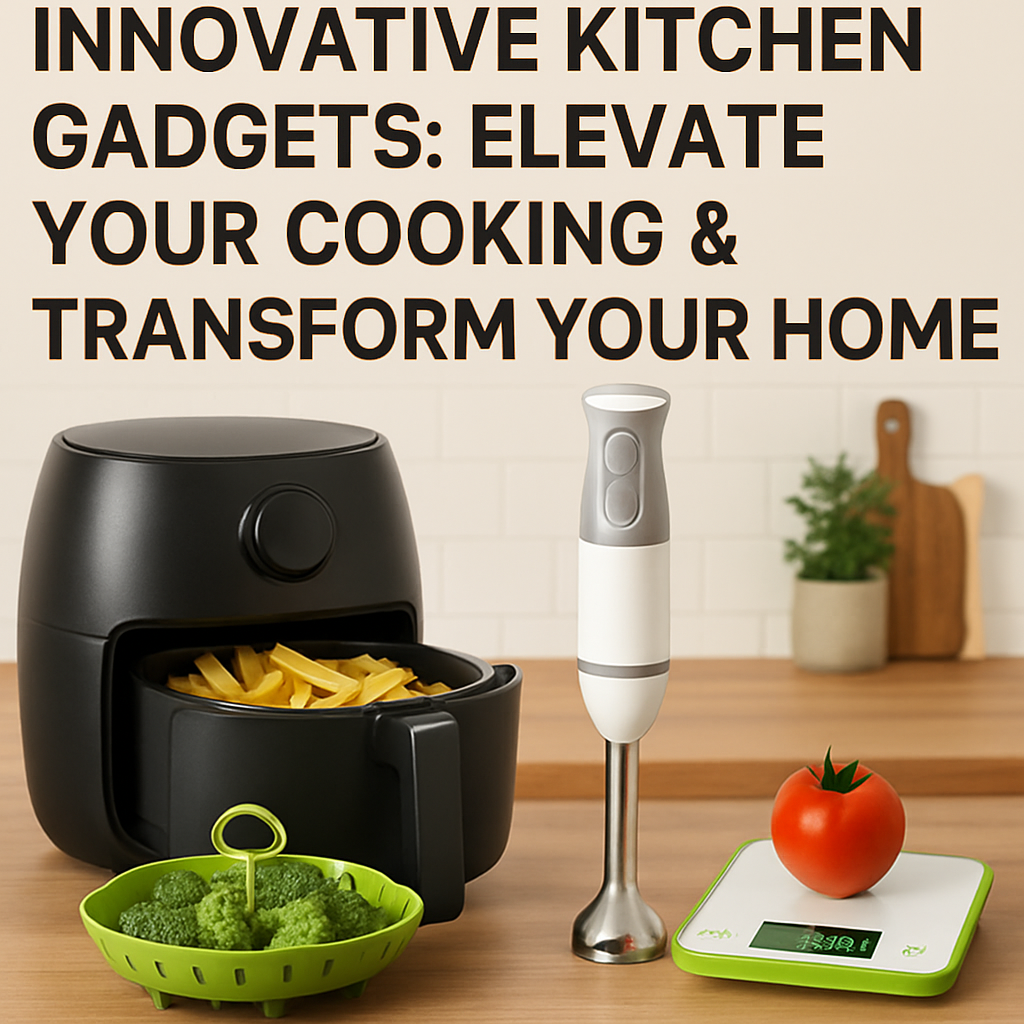 Innovative Kitchen Gadgets: Elevate Your Cooking & Transform Your Home