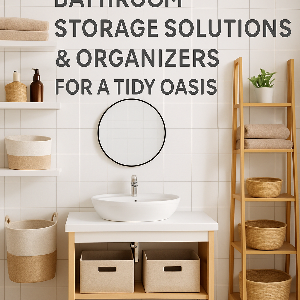 The Ultimate Guide to Bathroom Storage Solutions & Organizers for a Tidy Oasis