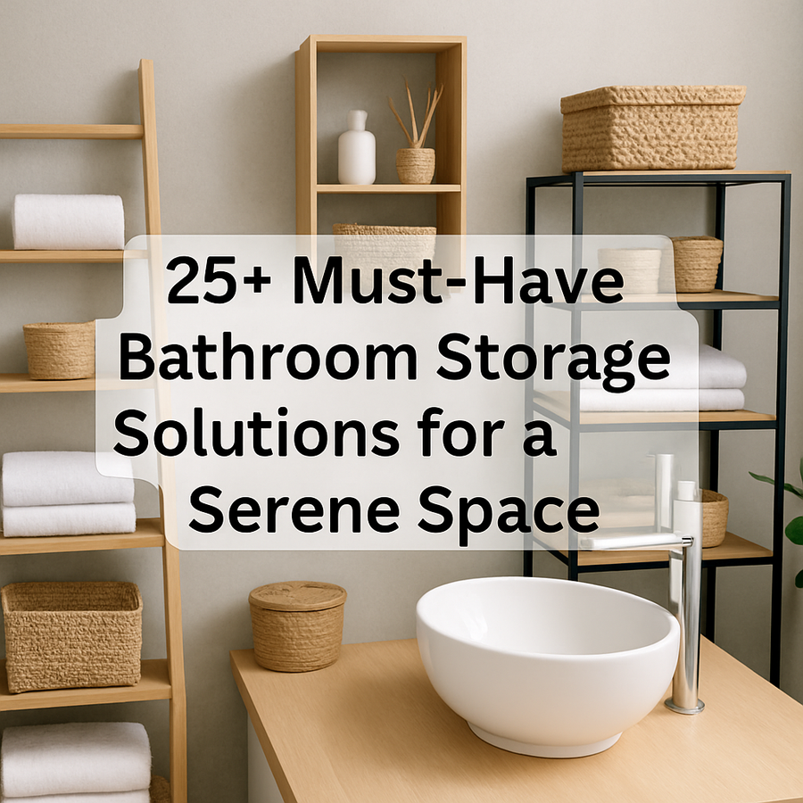 25+ Must-Have Bathroom Storage Solutions for a Serene Space