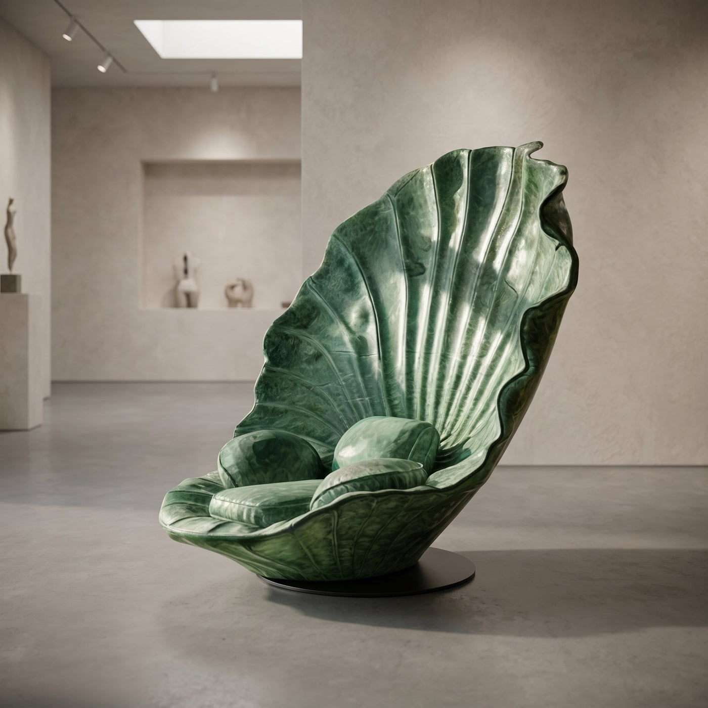 Sea Shell Velvet Accent Chair: The Unique Gift That Blends Art & Comfort