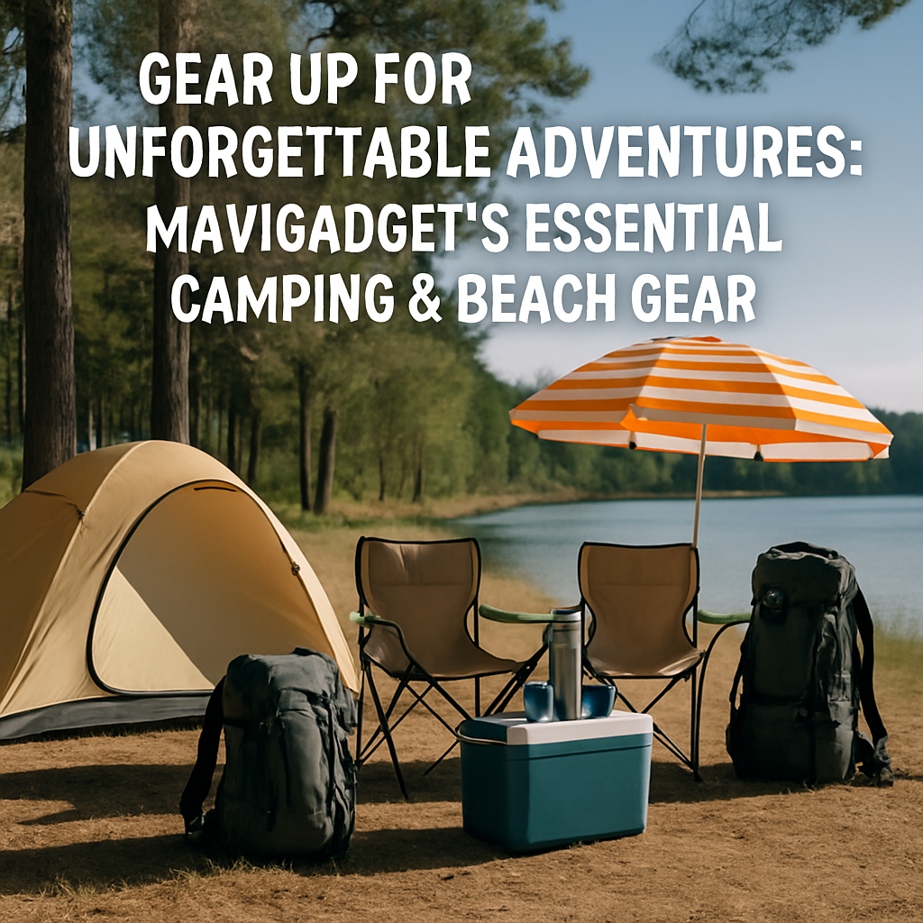 Gear Up for Unforgettable Adventures: Mavigadget’s Essential Camping & Beach Gear