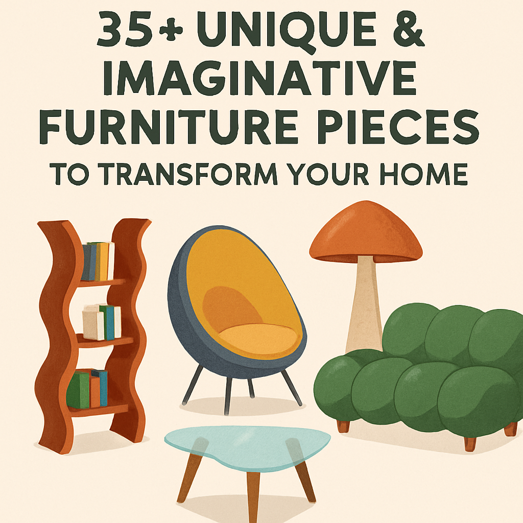 35+ Unique & Imaginative Furniture Pieces to Transform Your Home
