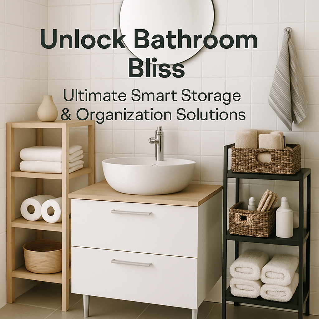 Unlock Bathroom Bliss: Ultimate Smart Storage & Organization Solutions