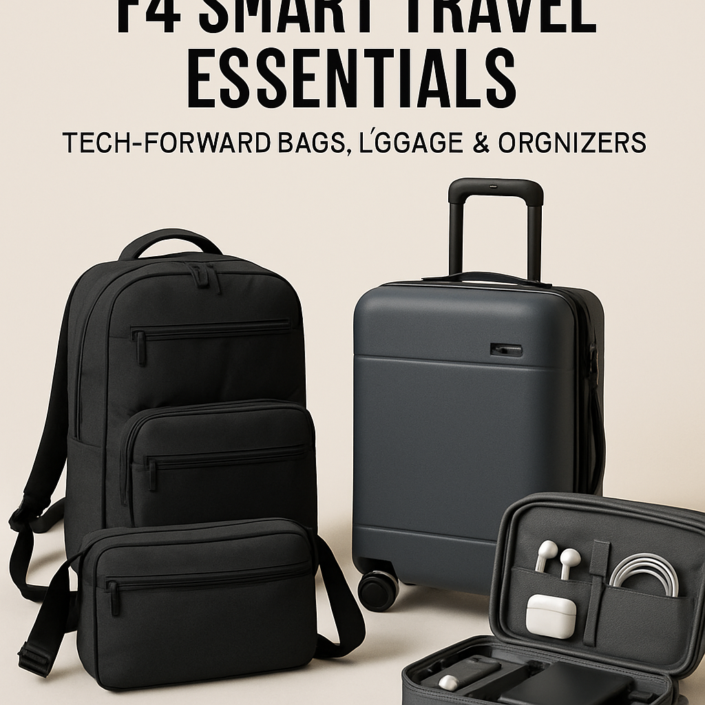 14 Smart Travel Essentials: Tech-Forward Bags, Luggage & Organizers