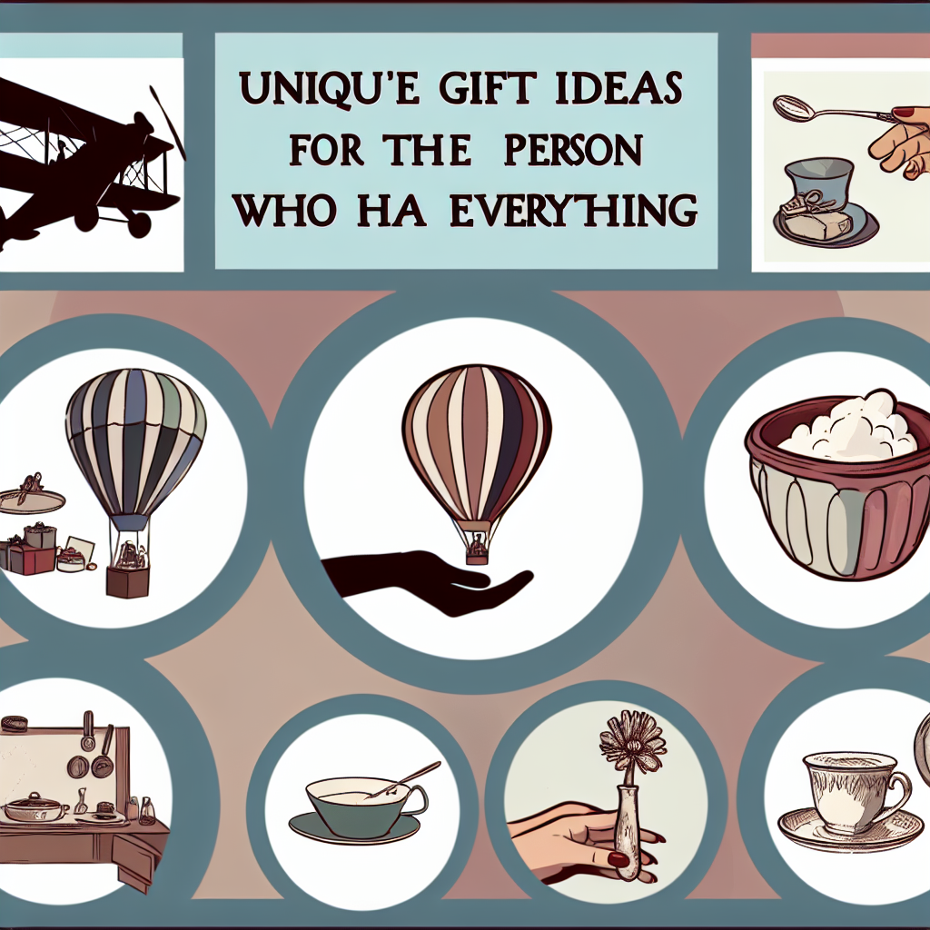 Unique Gift Ideas for the Person Who Has Everything: Experiences, Personalized Gifts & More