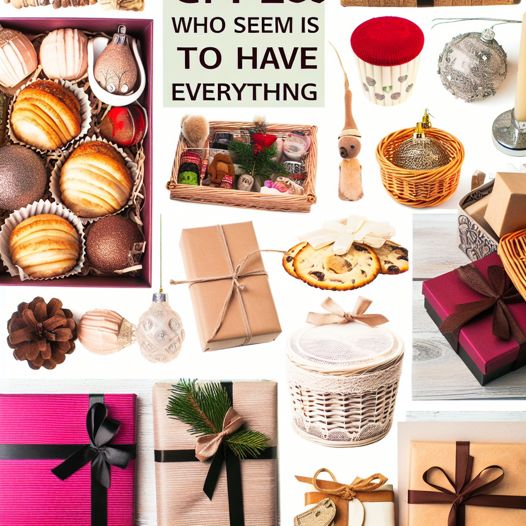 Gift Ideas for the Person Who Has Everything: Unique & Thoughtful Presents