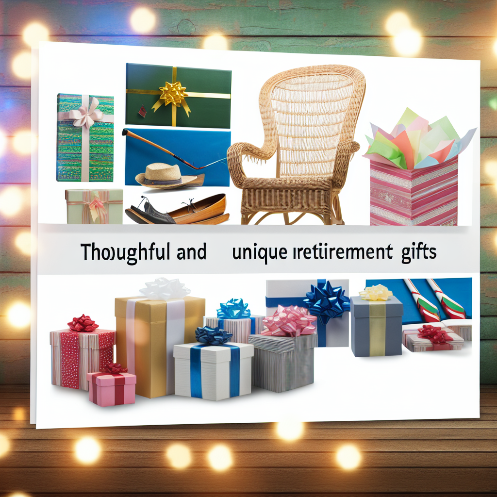 Retirement Gift Ideas: Unique & Thoughtful Gifts for Men and Women