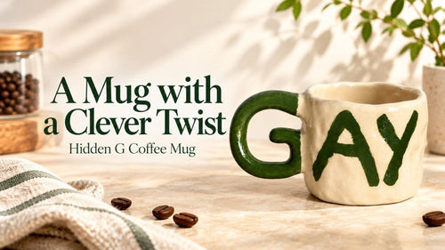 Hidden G Coffee Mug: A Clever Twist for Your Coffee Corner