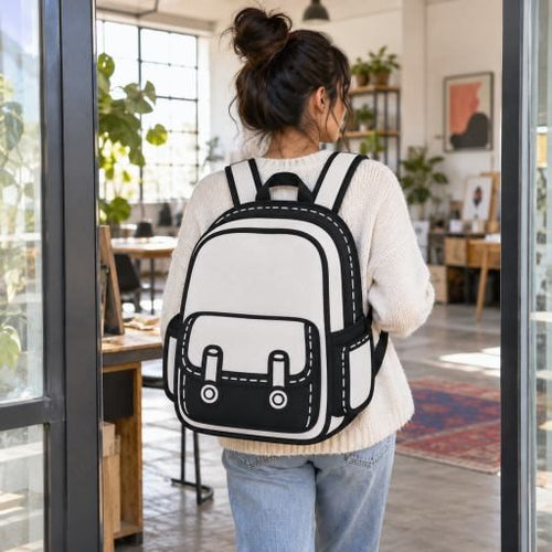 Cartoon Backpack Style Beyond the Commute