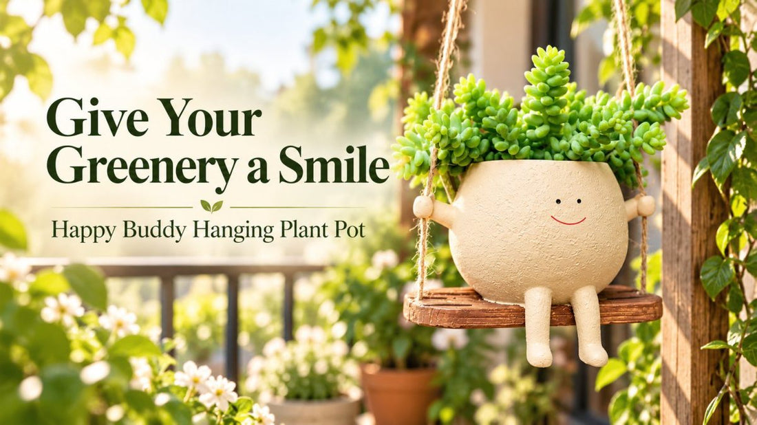 Happy Buddy Hanging Plant Pot: 3 Cheerful Decor Ideas