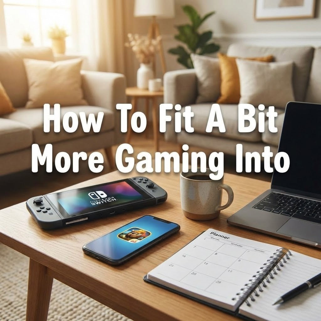 How To Fit A Bit More Gaming Into Your Lifestyle