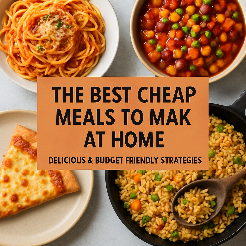 The Best Cheap Meals to Make at Home: Delicious & Budget-Friendly Strategies