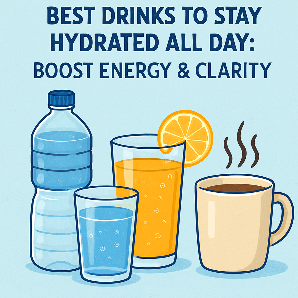 Best Drinks to Stay Hydrated All Day: Boost Energy & Clarity