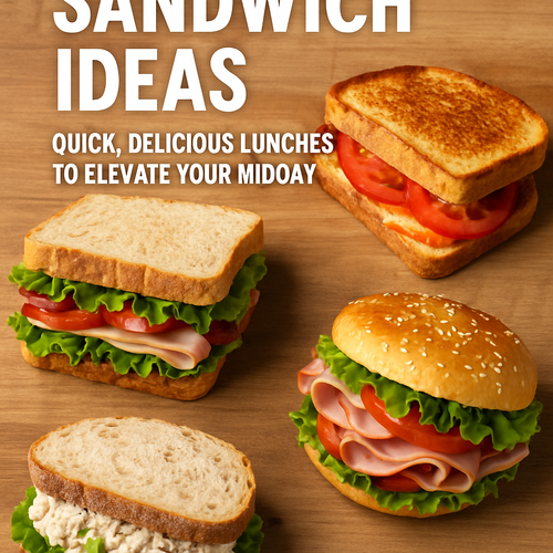 Easy Sandwich Ideas: Quick, Delicious Lunches to Elevate Your Midday