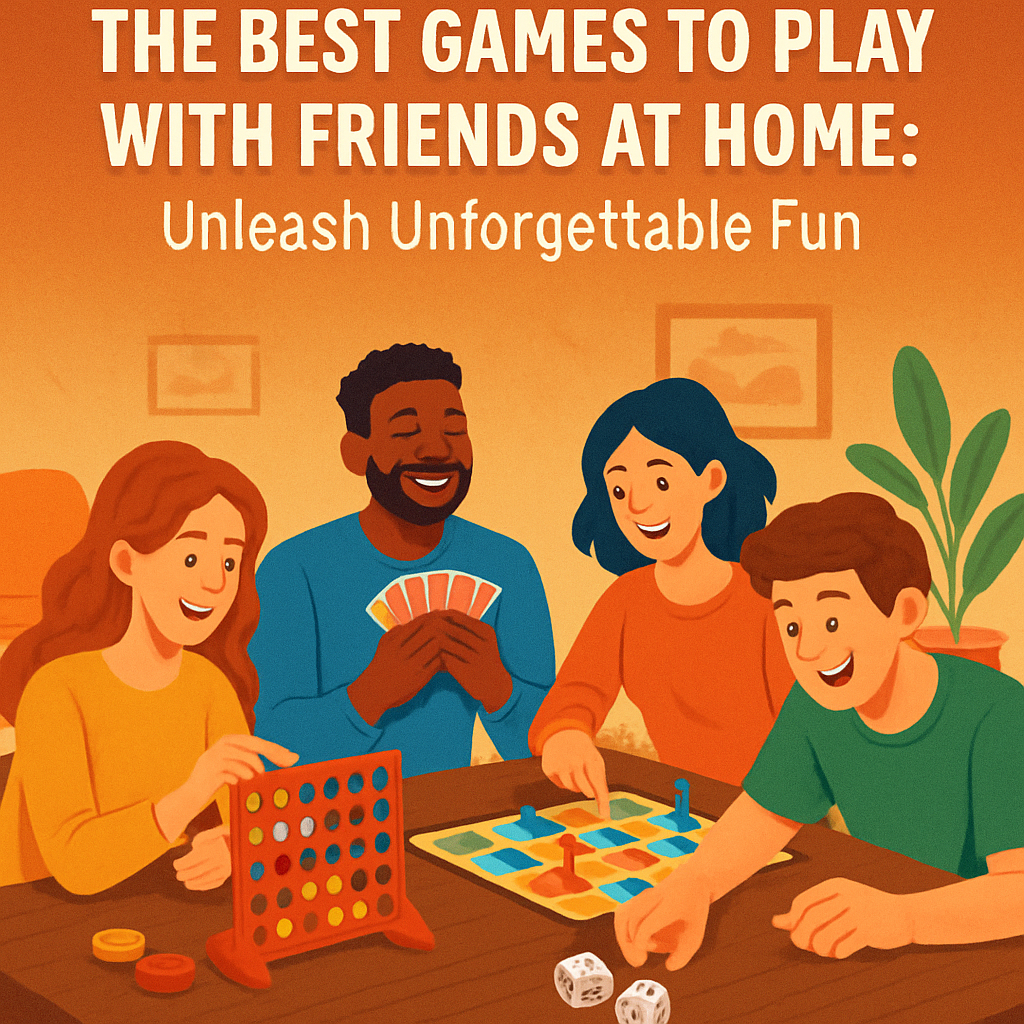 The Best Games to Play with Friends at Home: Unleash Unforgettable Fun