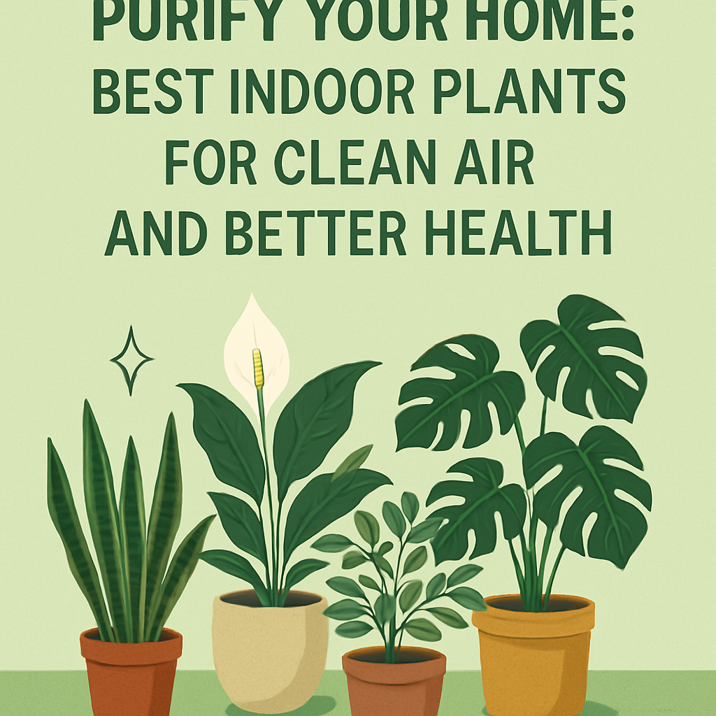Purify Your Home: Best Indoor Plants for Clean Air and Better Health