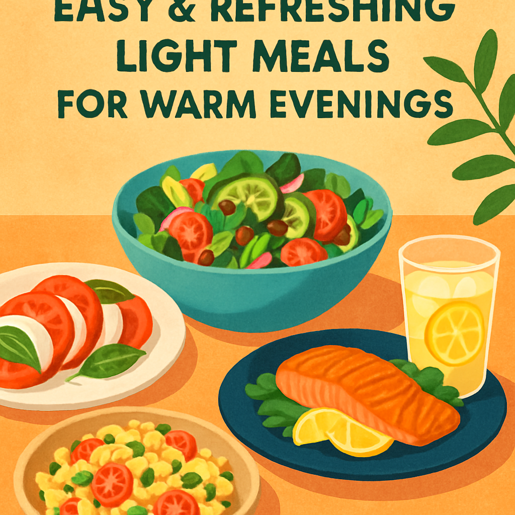 Beat the Heat: Easy & Refreshing Light Meals for Warm Evenings