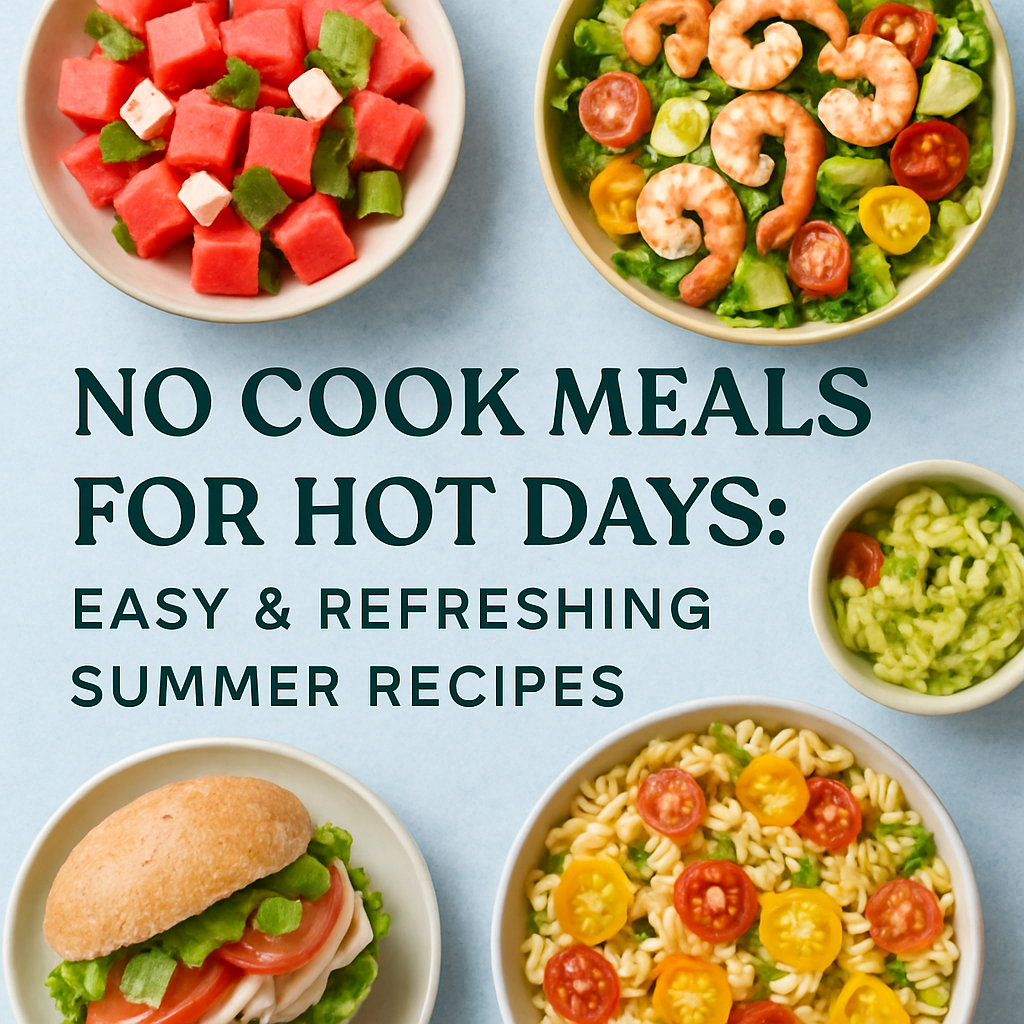 No Cook Meals for Hot Days: Easy & Refreshing Summer Recipes