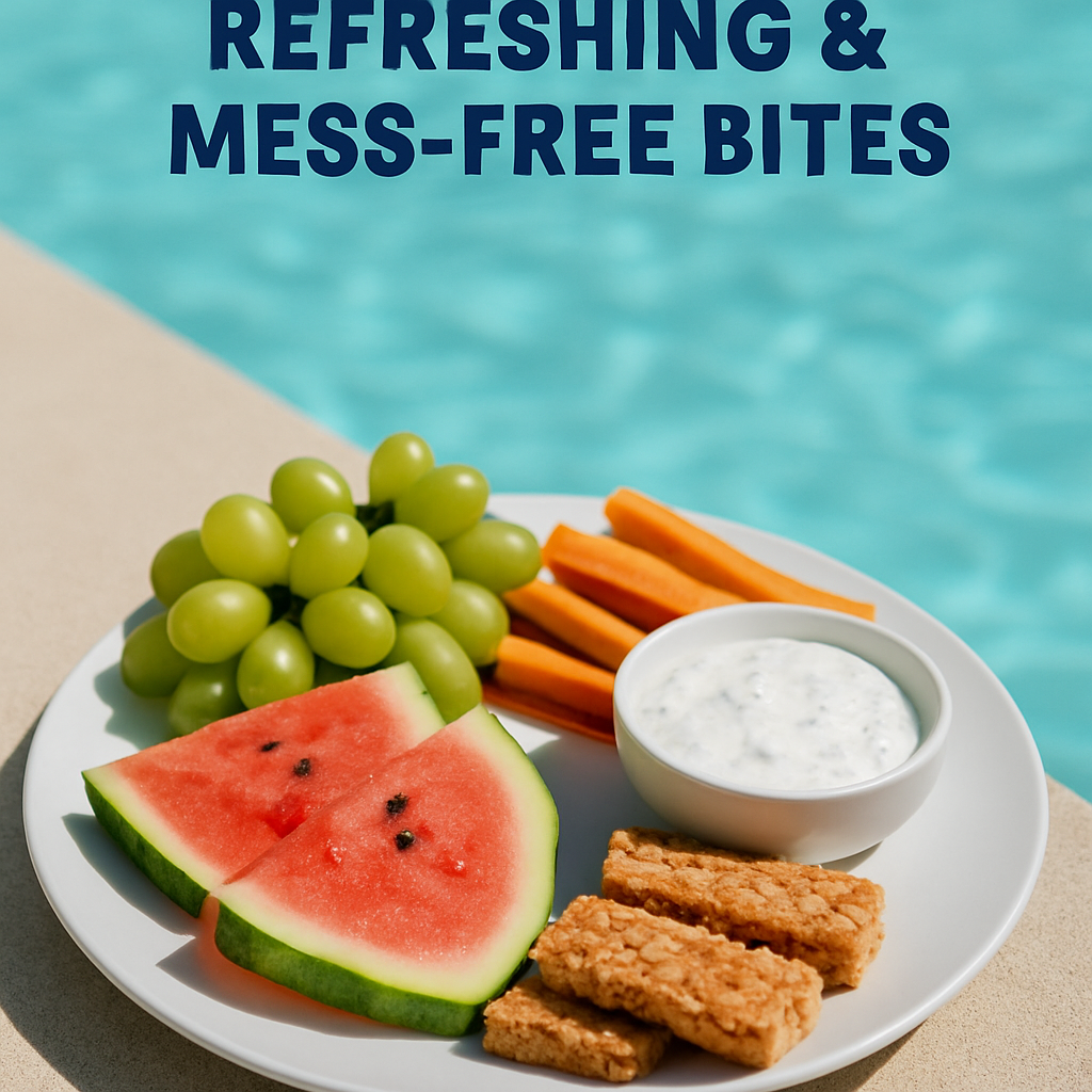 Best Poolside Snacks for Summer: Refreshing & Mess-Free Bites