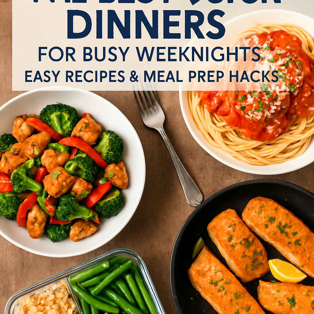 The Best Quick Dinners for Busy Weeknights: Easy Recipes & Meal Prep Hacks