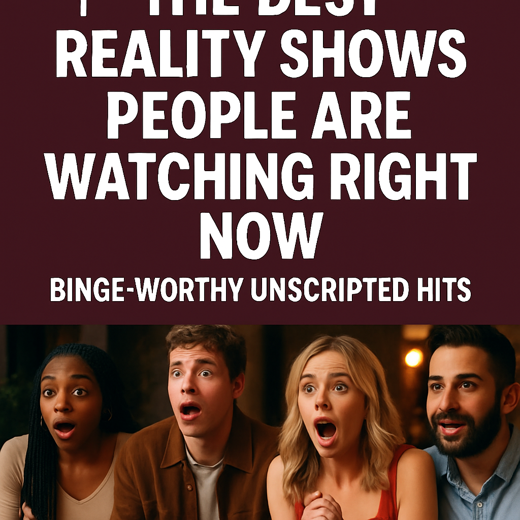 The Best Reality Shows People Are Watching Right Now: Binge-Worthy Unscripted Hits