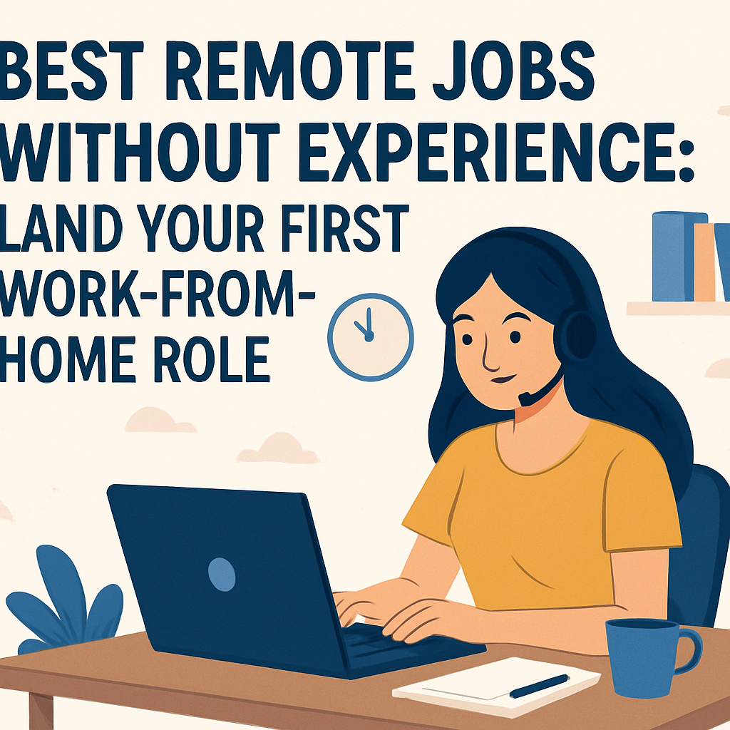 Best Remote Jobs Without Experience: Land Your First Work-From-Home Role