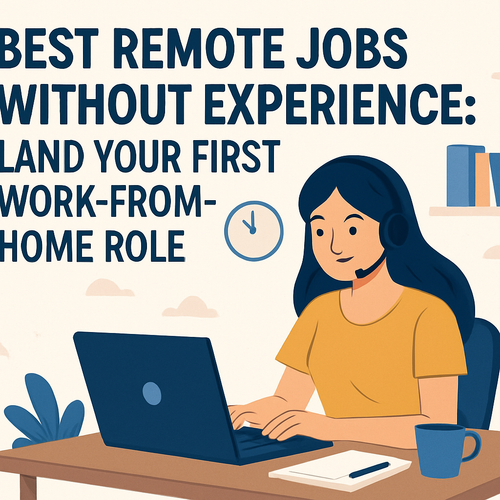 Best Remote Jobs Without Experience: Land Your First Work-From-Home Role