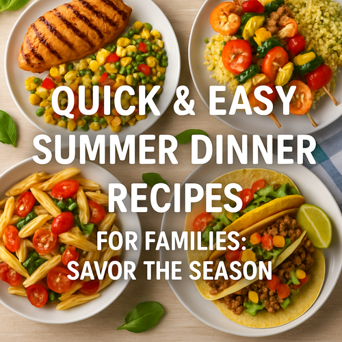 Quick & Easy Summer Dinner Recipes for Families: Savor the Season