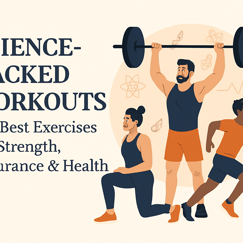 Science-Backed Workouts: The Best Exercises for Strength, Endurance & Health