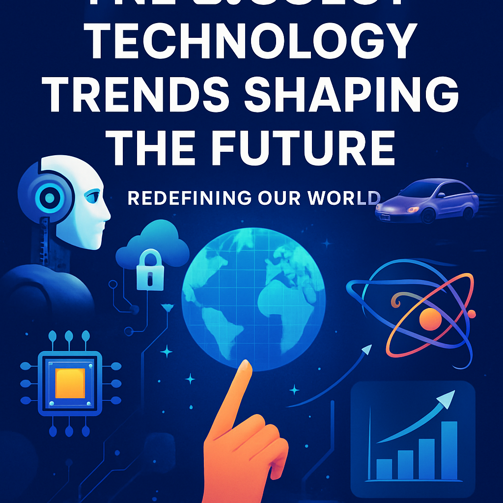 The Biggest Technology Trends Shaping the Future: Redefining Our World