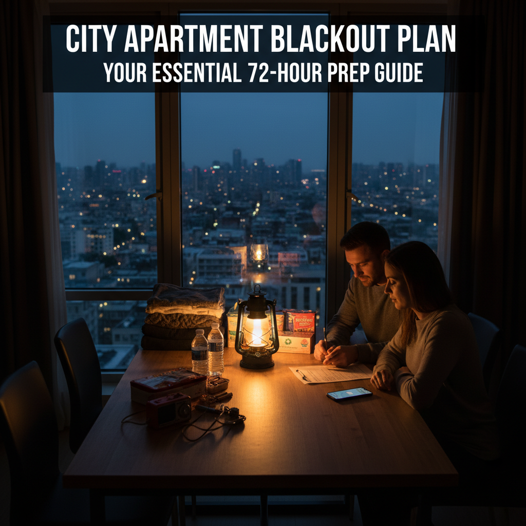 City Apartment Blackout Plan: Your Essential 72-Hour Prep Guide