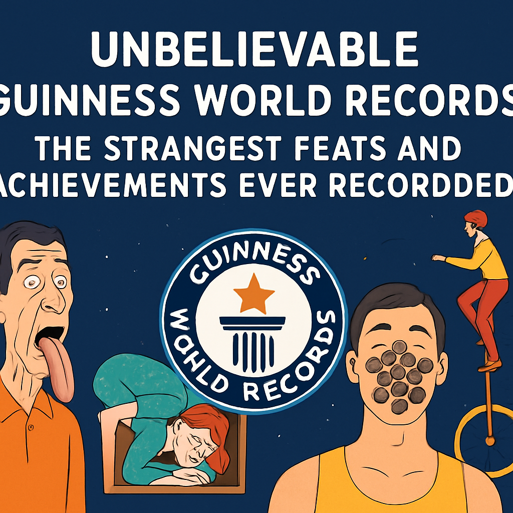 Mind-Blowing Feats: The Most Unusual Guinness World Records Ever Broken