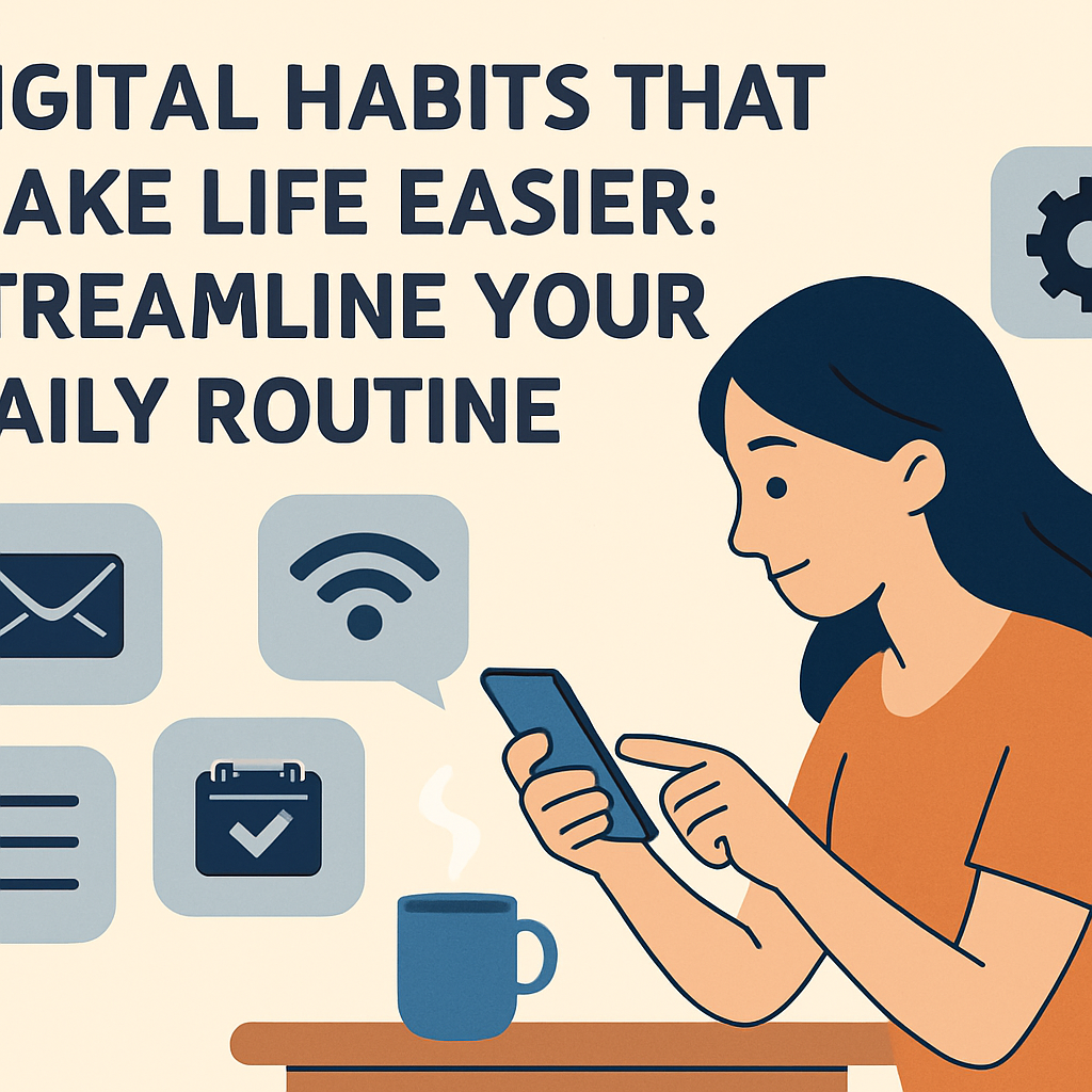 Digital Habits That Make Life Easier: Streamline Your Daily Routine