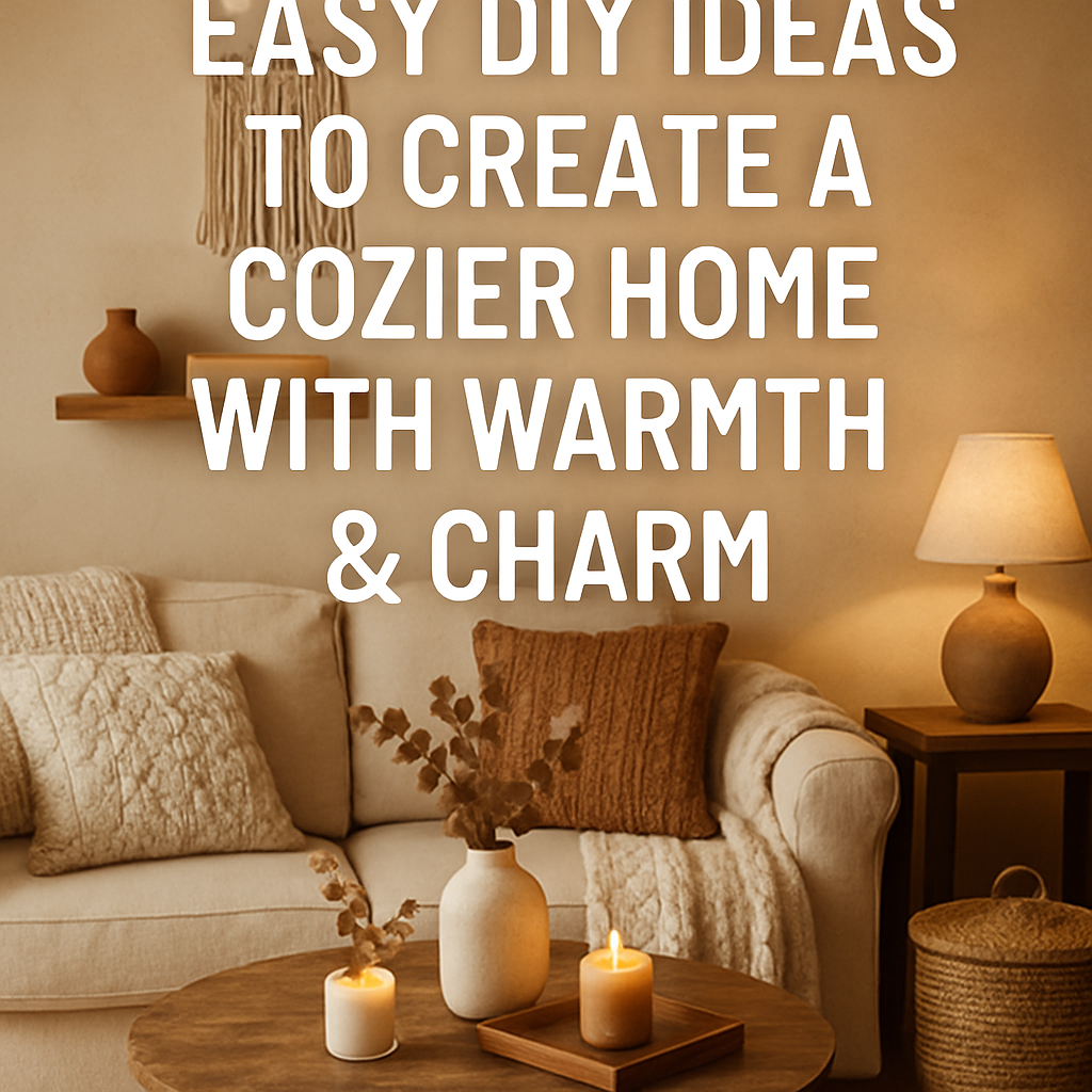 Easy DIY Ideas to Create a Cozier Home with Warmth & Charm