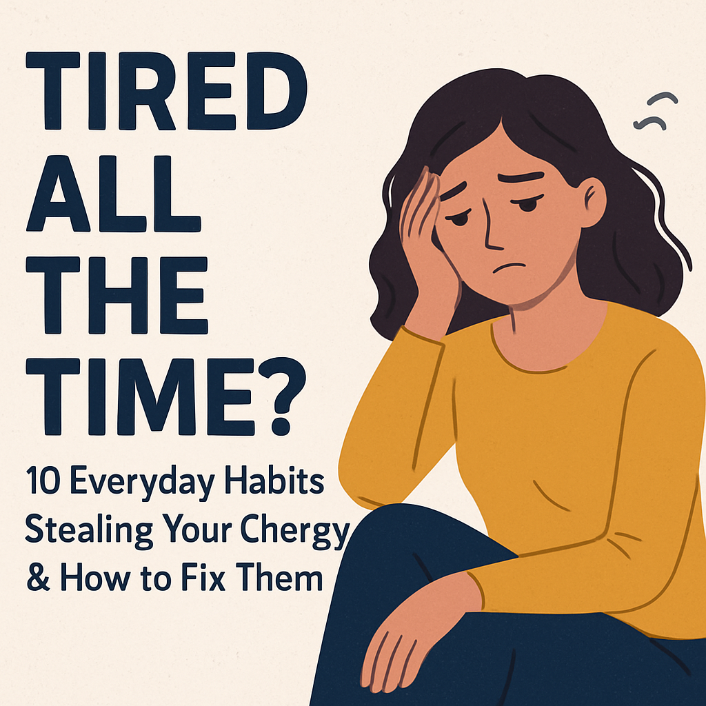 Tired All the Time? 10 Everyday Habits Stealing Your Energy & How to Fix Them