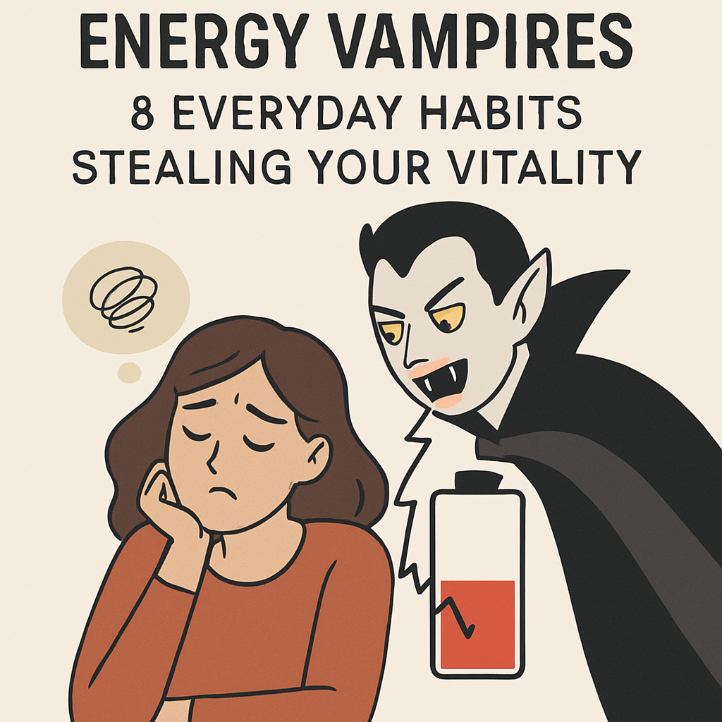 Energy Vampires: 8 Everyday Habits Stealing Your Vitality