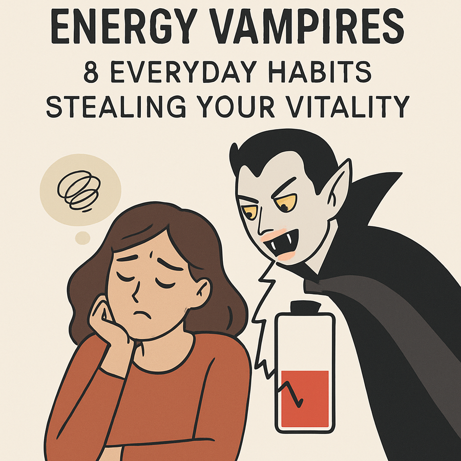 Energy Vampires: 8 Everyday Habits Stealing Your Vitality