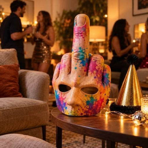 3 Tips for Styling a Giant Middle Finger Mask