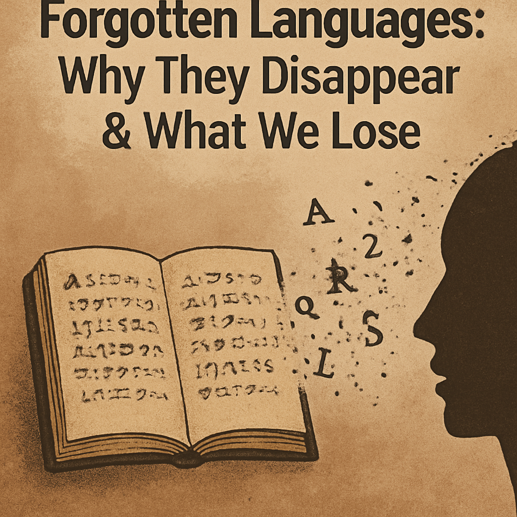 Forgotten Languages: Why They Disappear & What We Lose