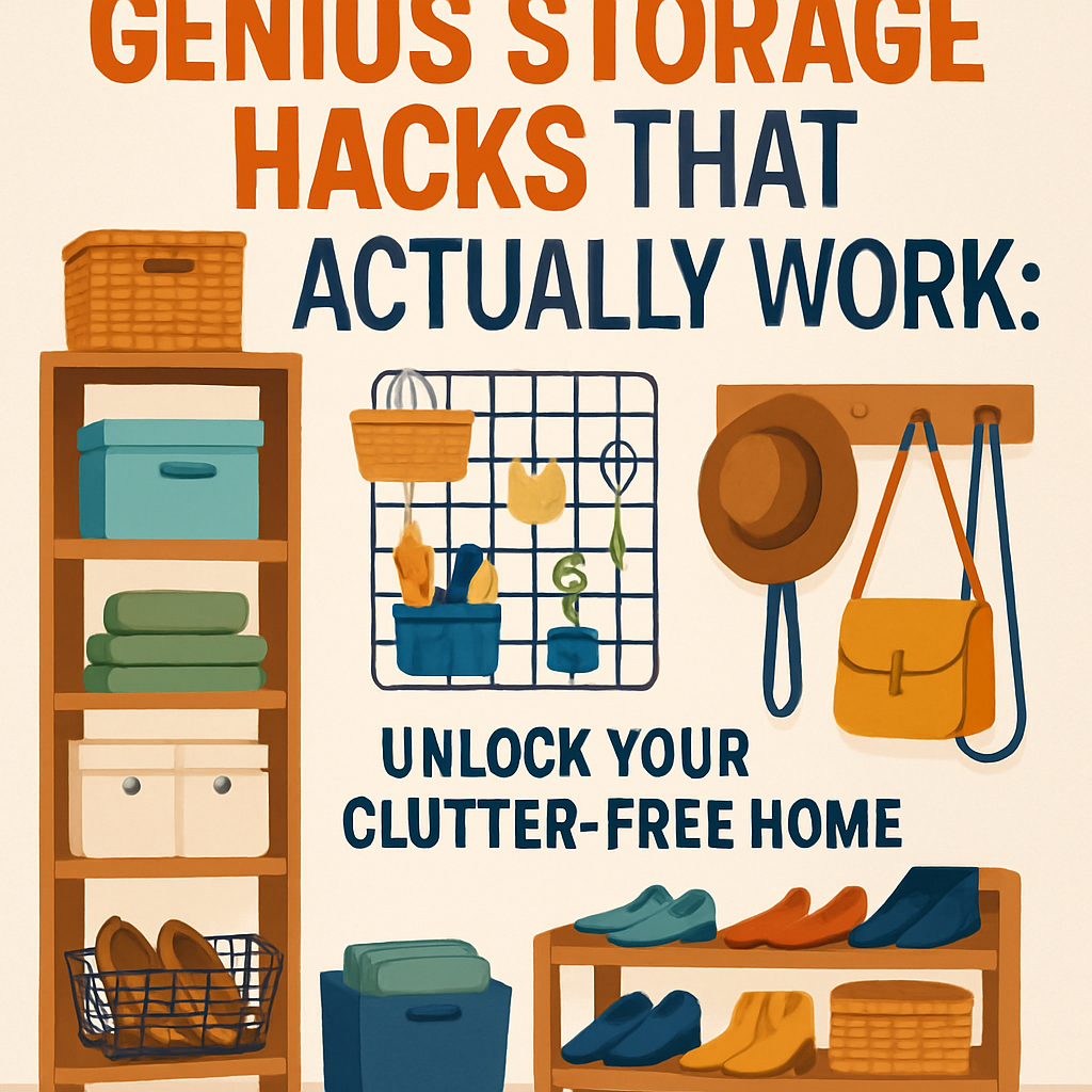 Genius Storage Hacks That Actually Work: Unlock Your Clutter-Free Home