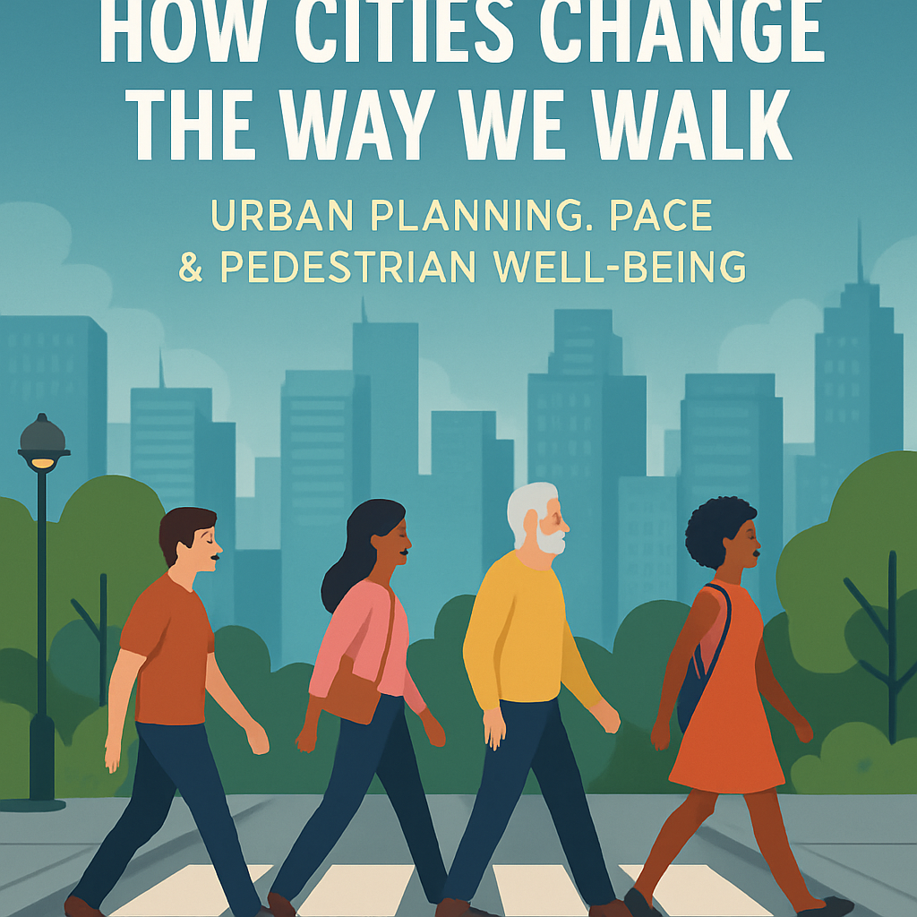 How Cities Change the Way We Walk: Urban Planning, Pace & Pedestrian Well-being