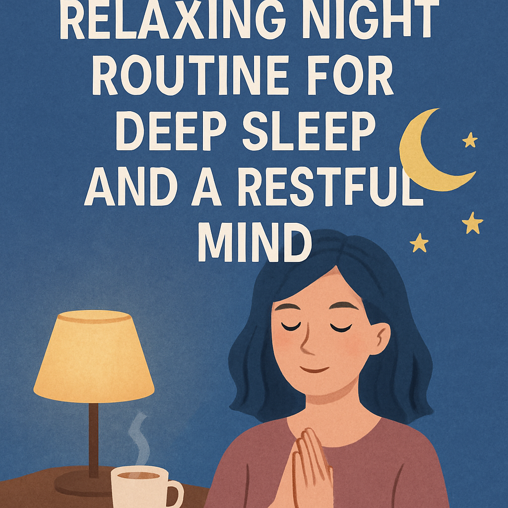 How to Create Your Relaxing Night Routine for Deep Sleep and a Restful Mind