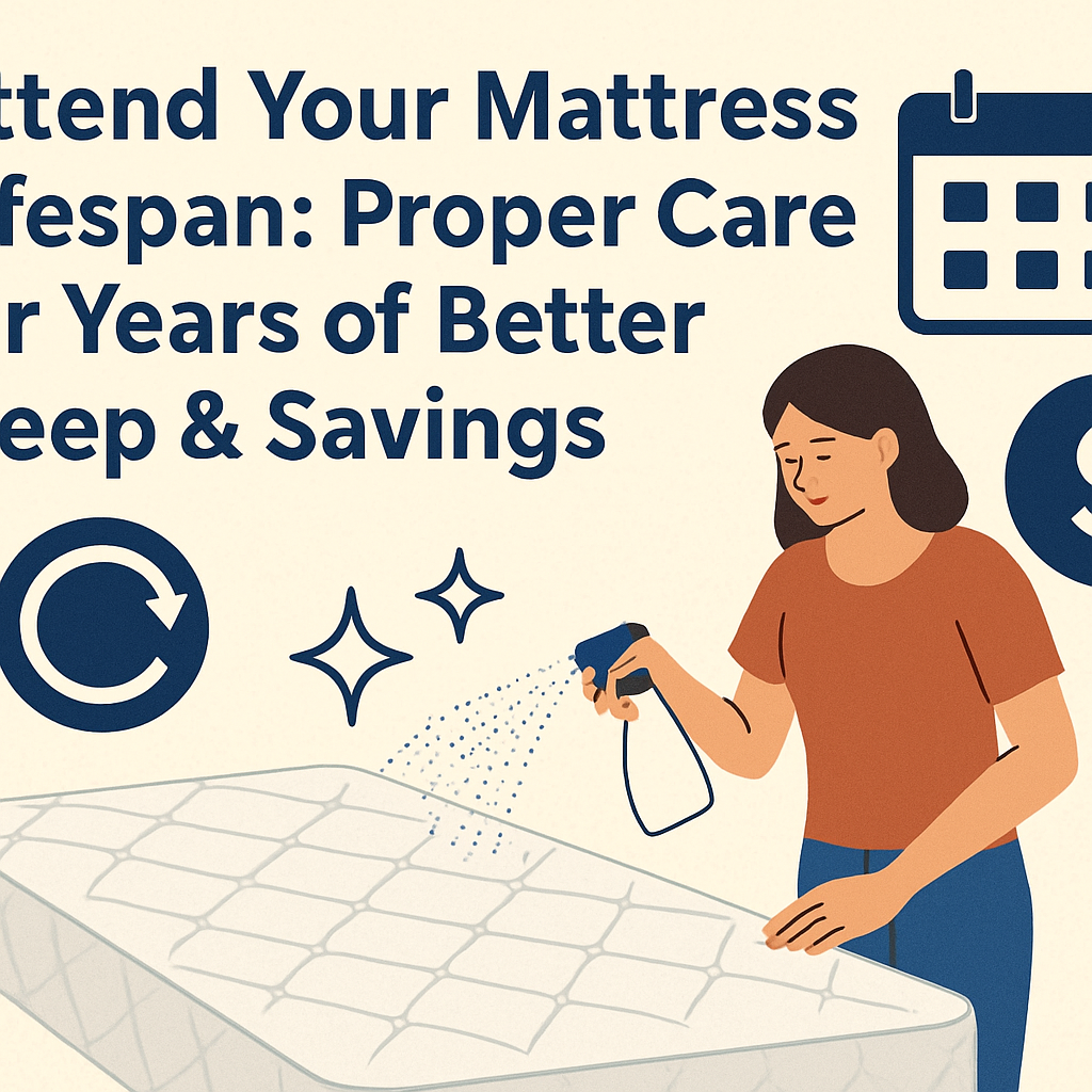 Extend Your Mattress Lifespan: Proper Care for Years of Better Sleep & Savings