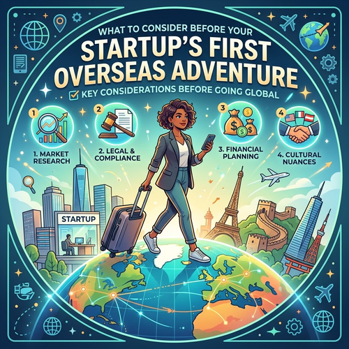What To Consider Before Your Startup’s First Overseas Adventure